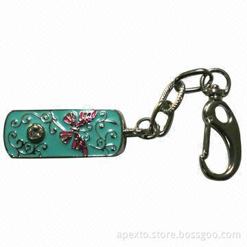 Butterfly USB Stick with 16GB Storage Capacity, Supports Password Protection and Bootable Function